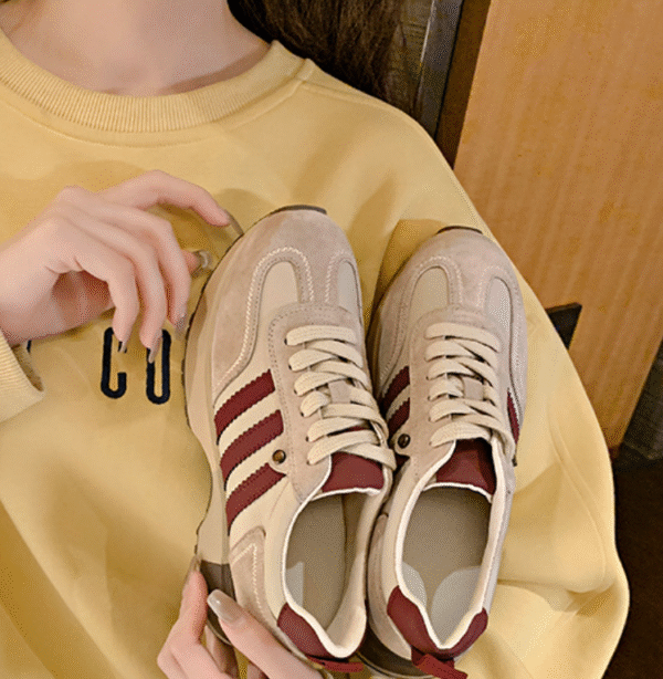 Petite Size Inner Heel Sneakers For Small Feet TS169 - Image 4