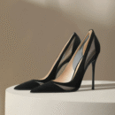 Petite Size Pointy Mesh Upper Pump Shoes FS78