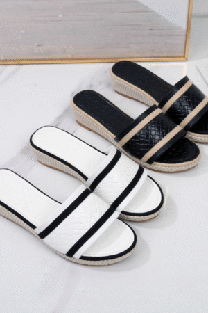 Petite Slip On  Low Heel Sandal Shoes FS87