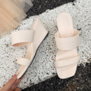 Women's Petite Size Two Straps Wedge Shoes FS90