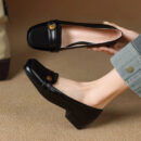 Women's Small Size Block Heel Shoes FS74