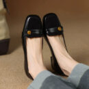 Women's Small Size Block Heel Shoes FS74