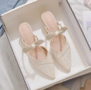 Women's Small Size Closed Block Heel Sandal Shoes FS52