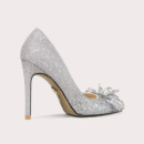 Women's Small Size Glitter Dress Heel Shoes FS82
