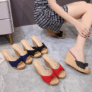 Women's Small Size Open Toe Wedge Heel Shoes FS88