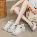 Women's Thicksole Casual Leather Shoes TS394