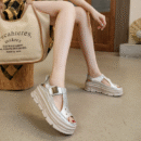 Women's Thicksole Casual Leather Shoes TS394