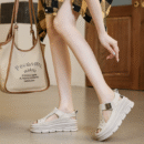 Women's Thicksole Casual Leather Shoes TS394